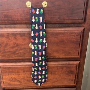 Colorful Snowman Christmas Gift  Pattern Tie